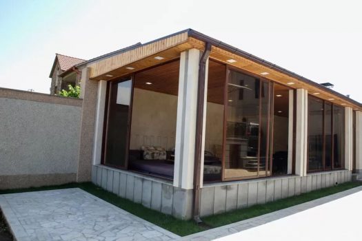 A unique house in a newly built district